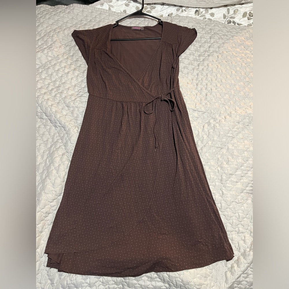 Fresh Produce Chocolate Brown Midi Dress